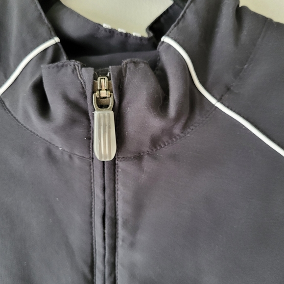 Adidas Climaproof athleisure black zip up lightweight jacket.  Size S - Picture 7 of 13